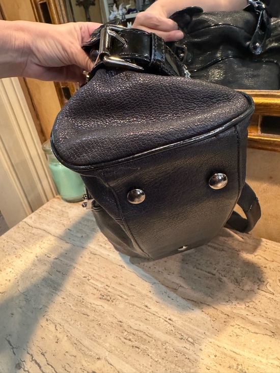 Tracy Reese Black Leather Satchel with Black Hardware main image 10